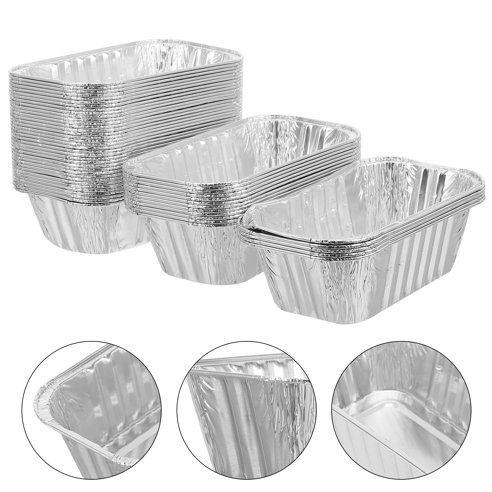 Kitchen Essentials Baking Tray - 50 шт. алюминиевых форм для выпечки