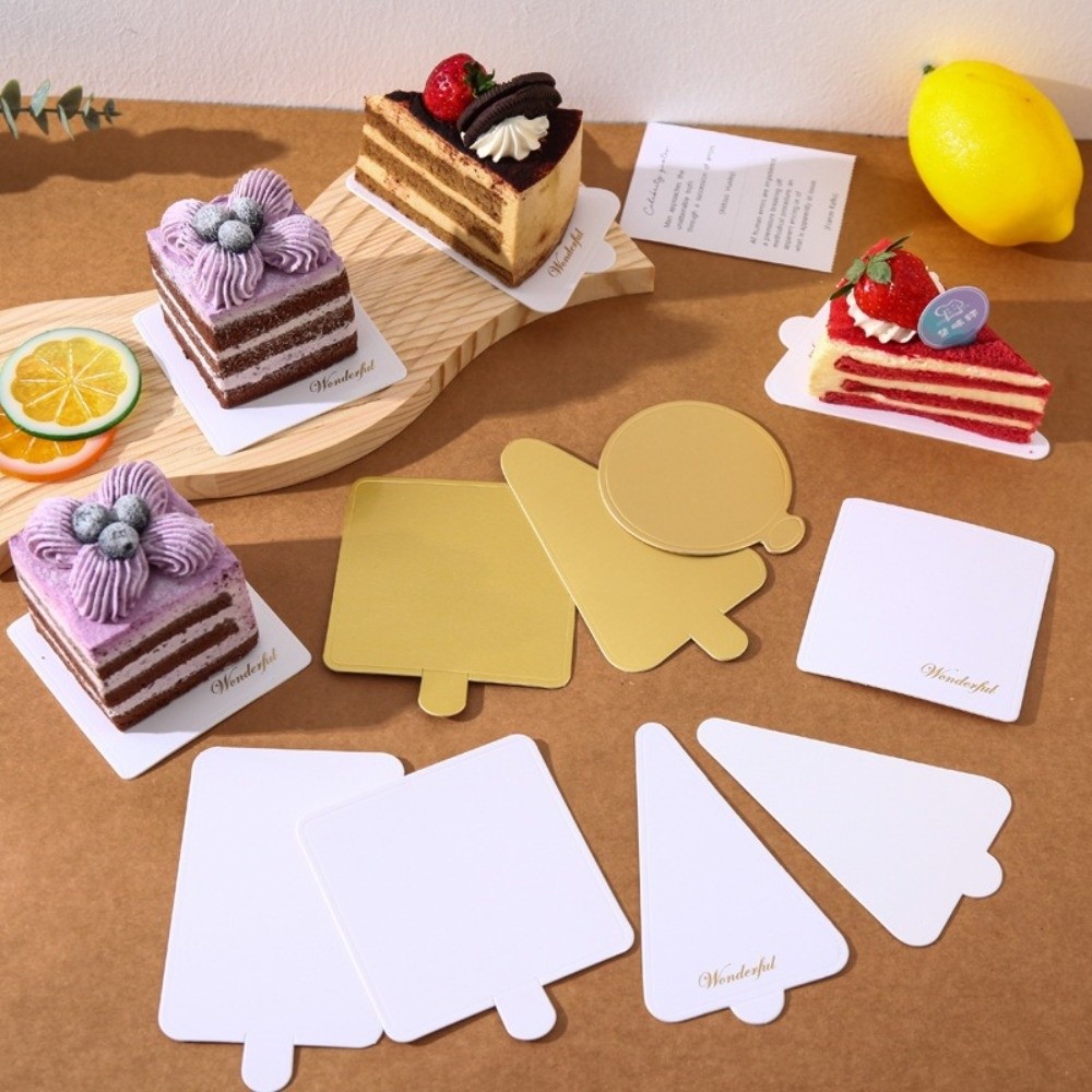 Cake Board Round - 50/100 шт. одноразовых подставок для десертов,