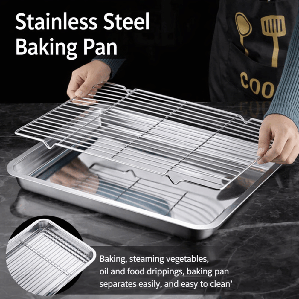 Kitchen Baking Tray Rack - Портативная антипригарная форма для выпечки из