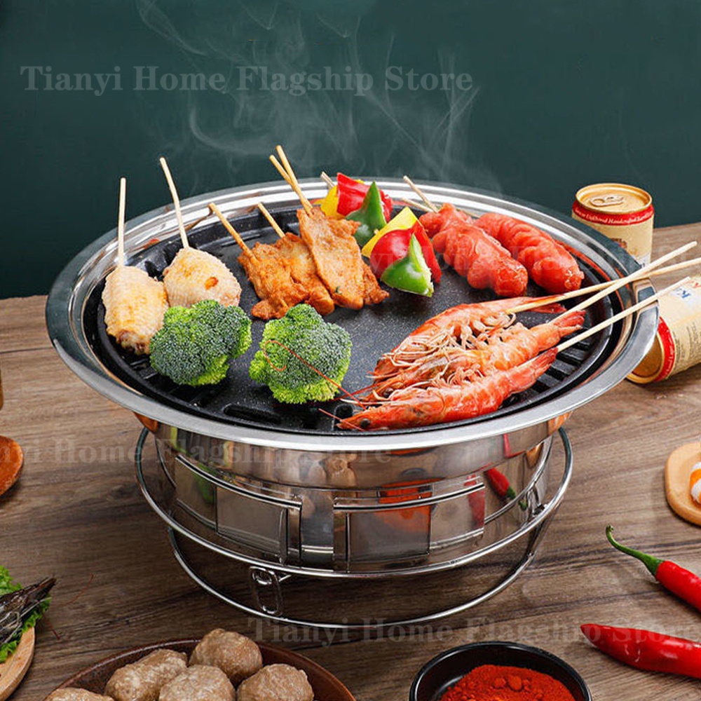 Kitchen Baking Tray Rack - Мангал-гриль из нержавеющей стали, угольная печь,