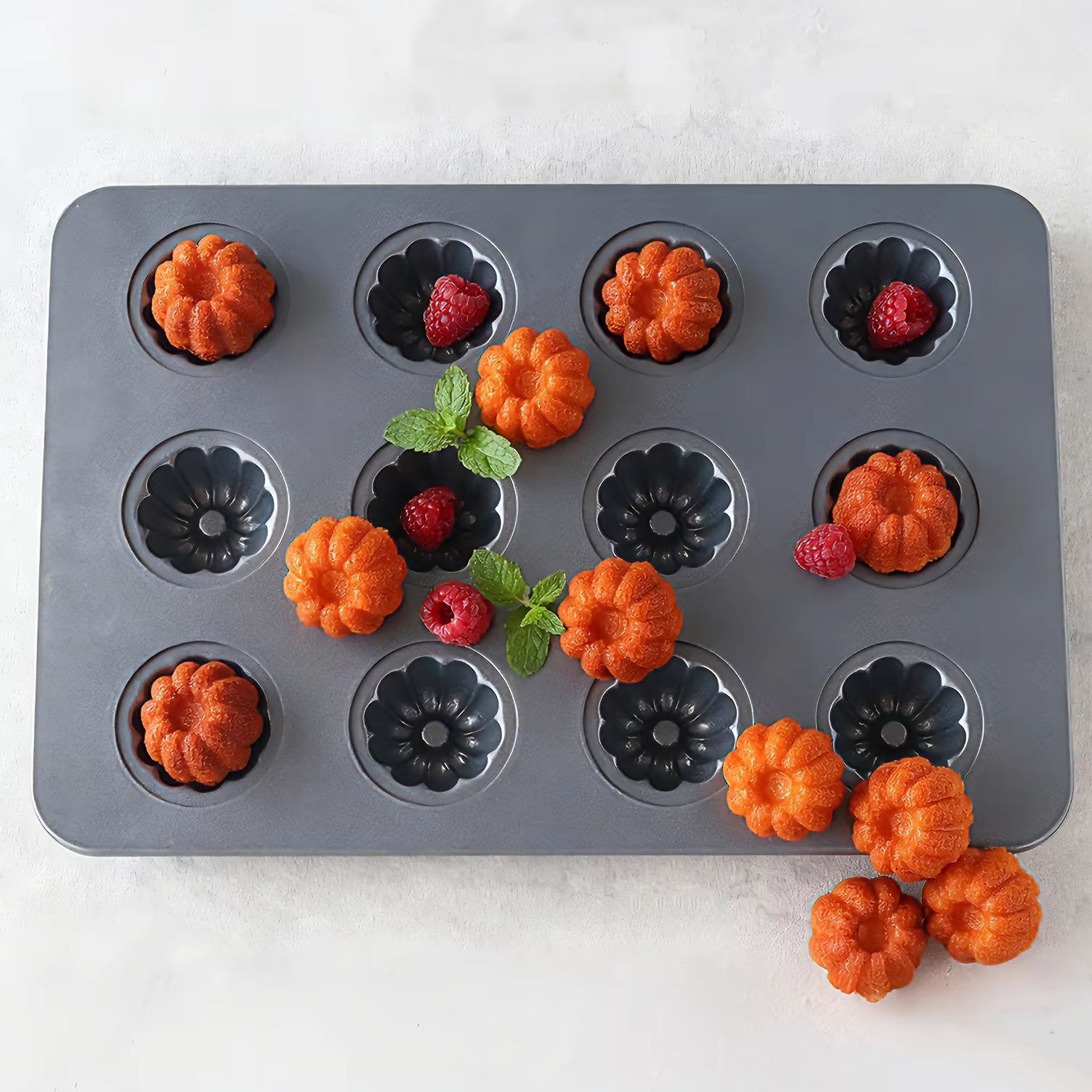 Bread Baking Kitchen Utensils - Мини-форма для выпечки Kouglof с 12