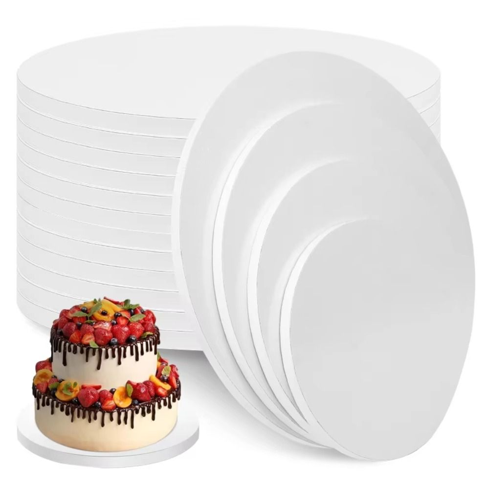 Cake Board Round - Одноразовые круглые подложки для тортов 6/8/10/12/14