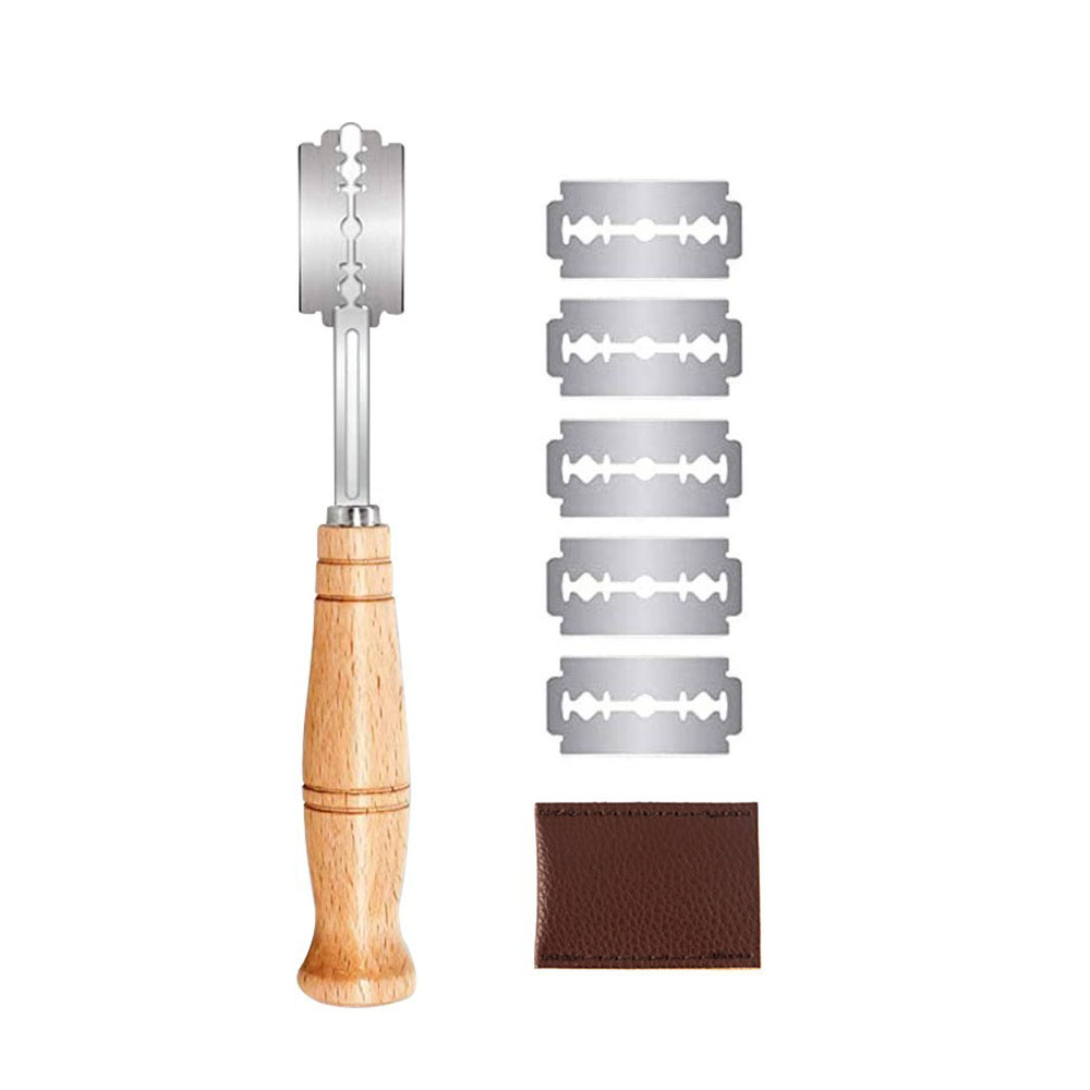 Dough Scraper Curved - Пластиковые/деревянные инструменты для хлеба, скребок для