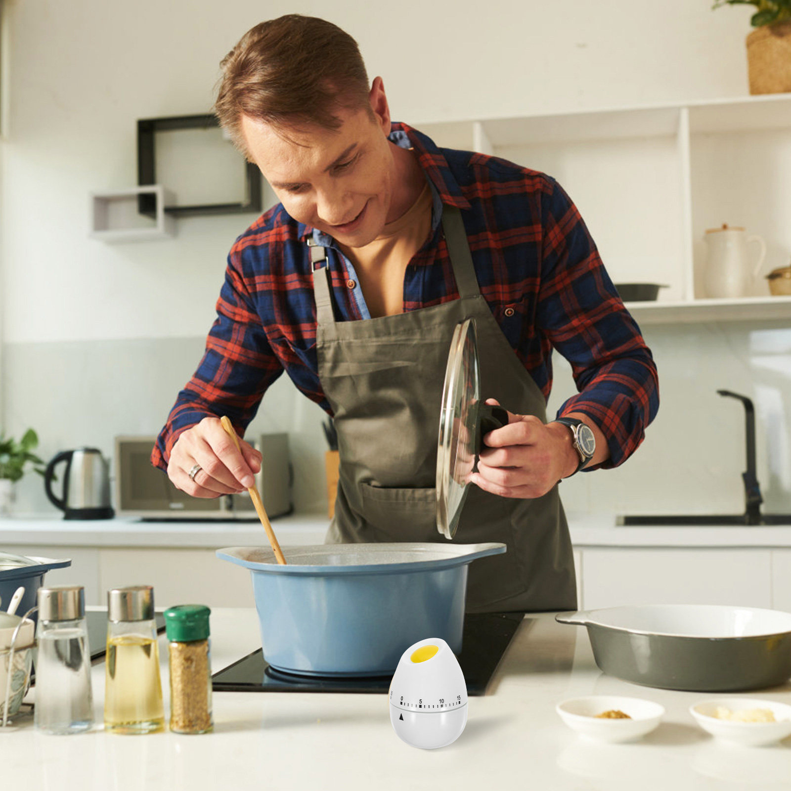 Kitchen Baking Timer - Механический кухонный таймер в форме яйца,