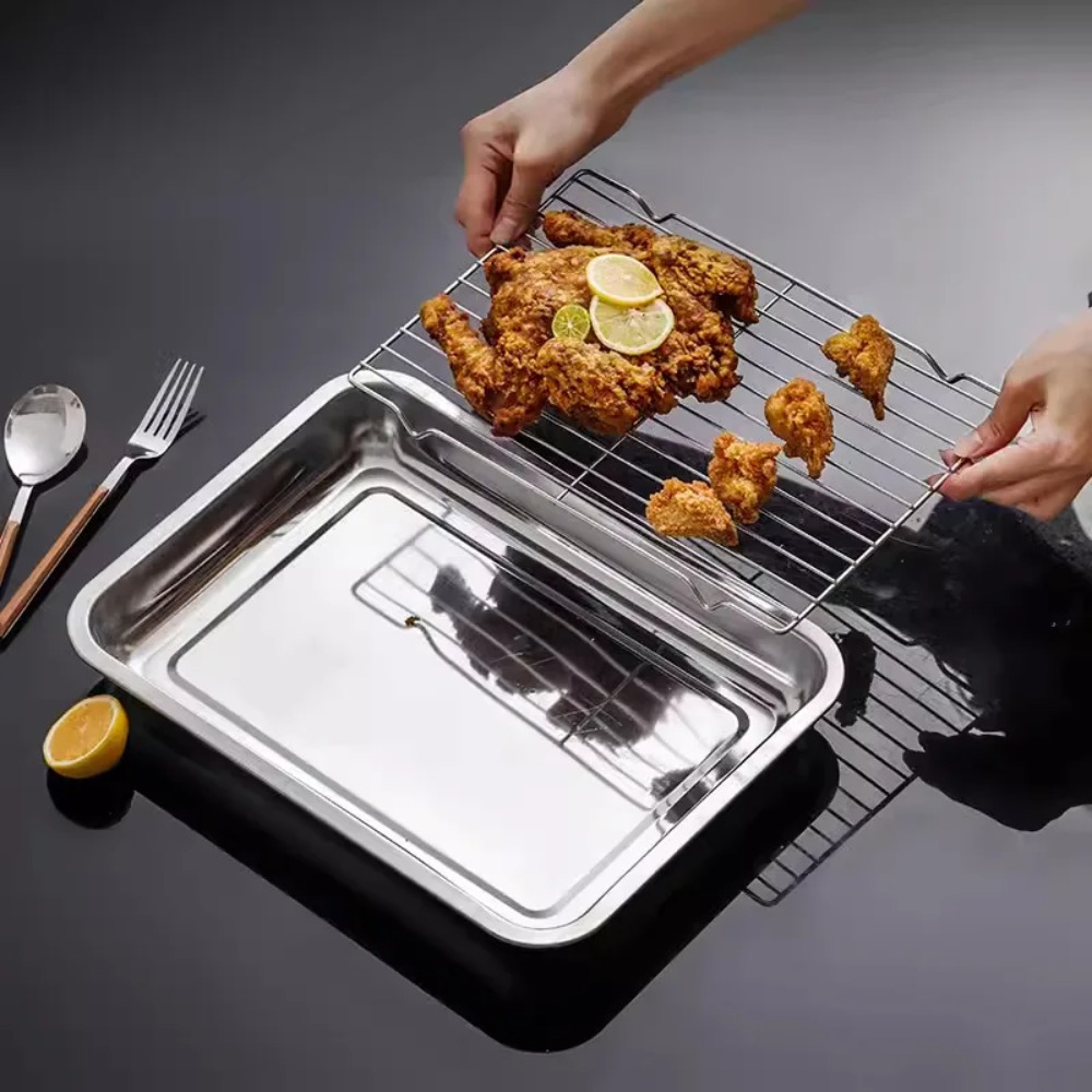 Противень из нержавеющей стали – обзор и цена Kitchen Baking Tray Rack