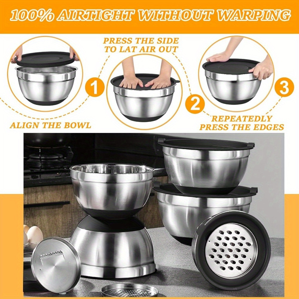 17 шт., набор мисок для смешив – обзор и цена Stand Mixer Bowl