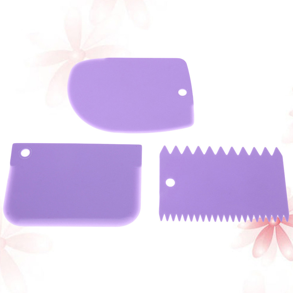 3 шт. пластиковых скребков для – обзор и цена Dough Scraper Curved