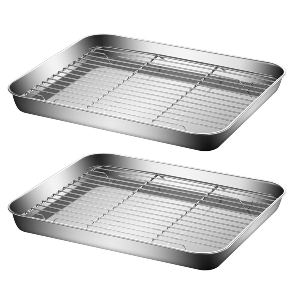 2 комплекта поддонов для хране – обзор и цена Kitchen Baking Tray Rack