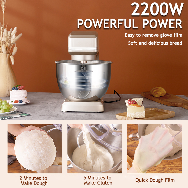 Миксер SUNATUR 10 л, 2200 Вт,  – обзор и цена Stand Mixer Bowl