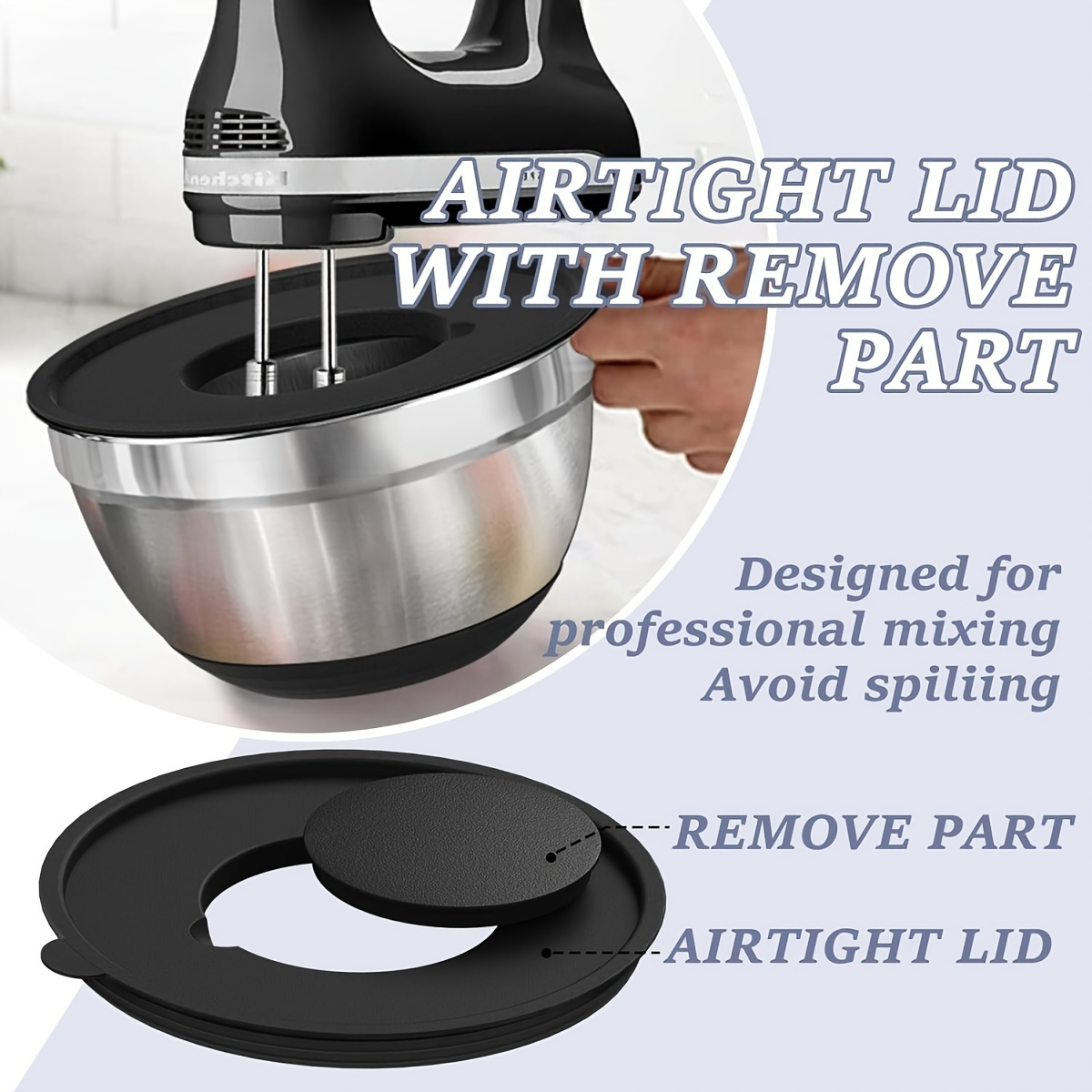 8 шт. мисок для смешивания, на – обзор и цена Stand Mixer Bowl
