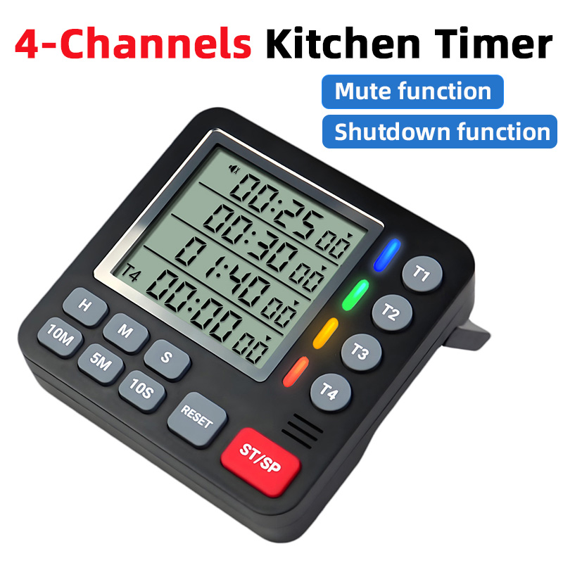 Цифровой кухонный таймер, 4-ка – обзор и цена Kitchen Baking Timer