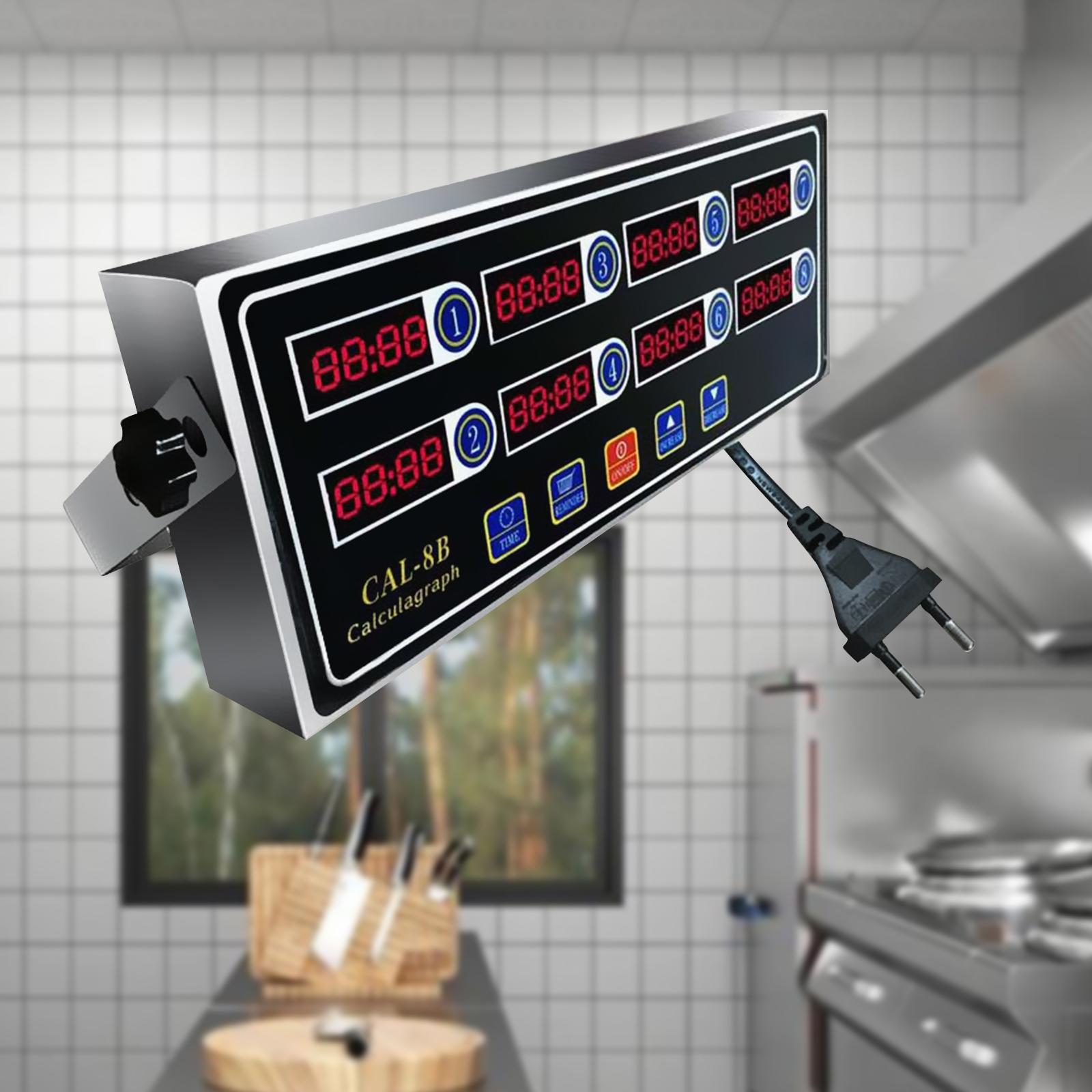 Коммерческий 8-канальный цифро – обзор и цена Kitchen Baking Timer